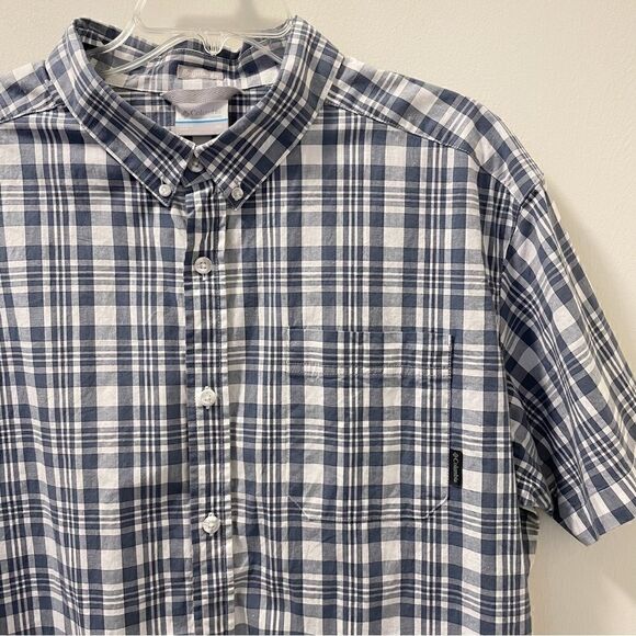 Columbia Rapid Rivers Short Sleeve Button Down Shirt - Size XL - Picture 2 of 7